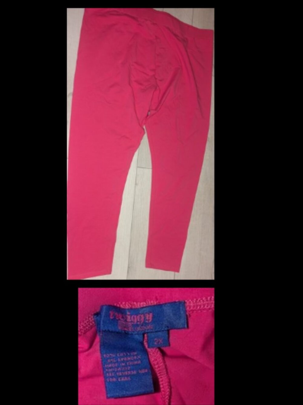 NEW Twiggy London Leggings Stretch Pants Ankle/Cropped Plus Size Womens 2X